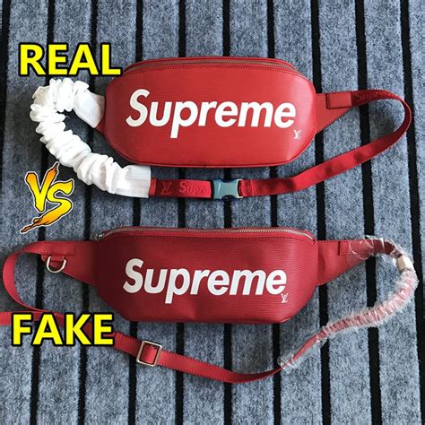 real vs fake supreme ss18 shoulder bag|authentic supreme vs fake clothing.